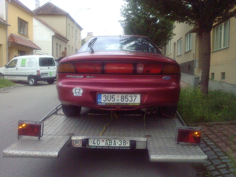 no a na ulici v Brne